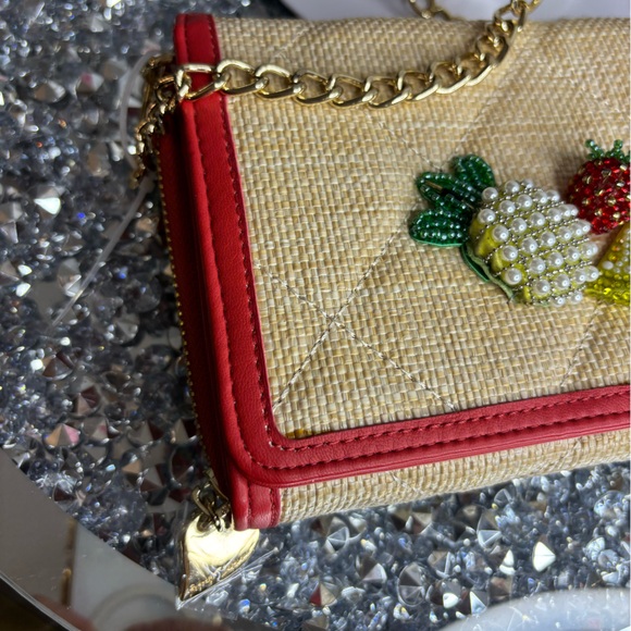 Betsey Johnson Fresh N Fruity Wallet On A Chain NWT - Picture 13 of 16